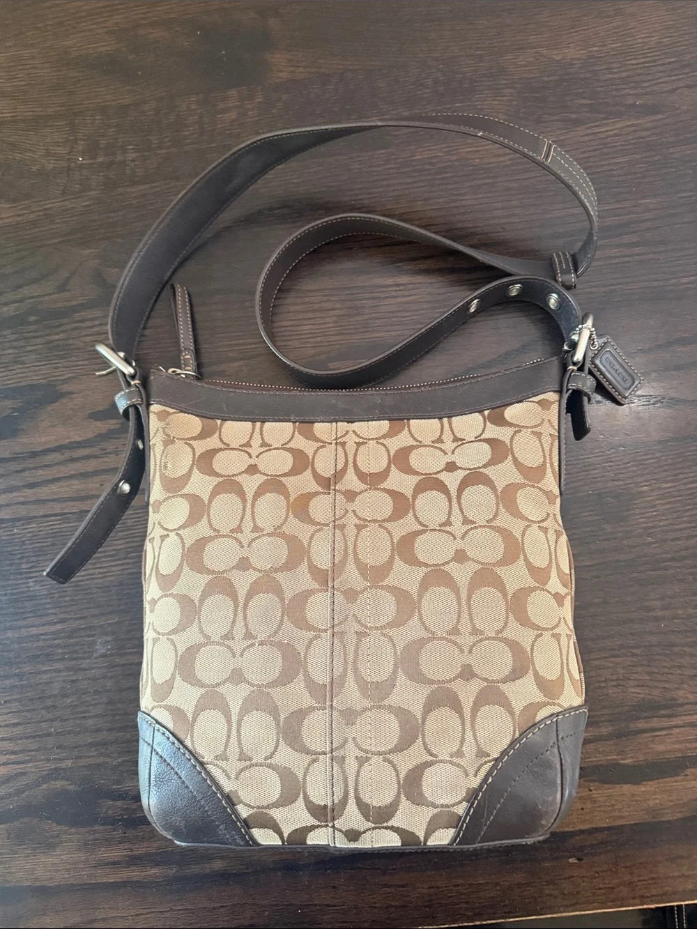 Coach Bleecker Signature Bucket/Duffle Bag